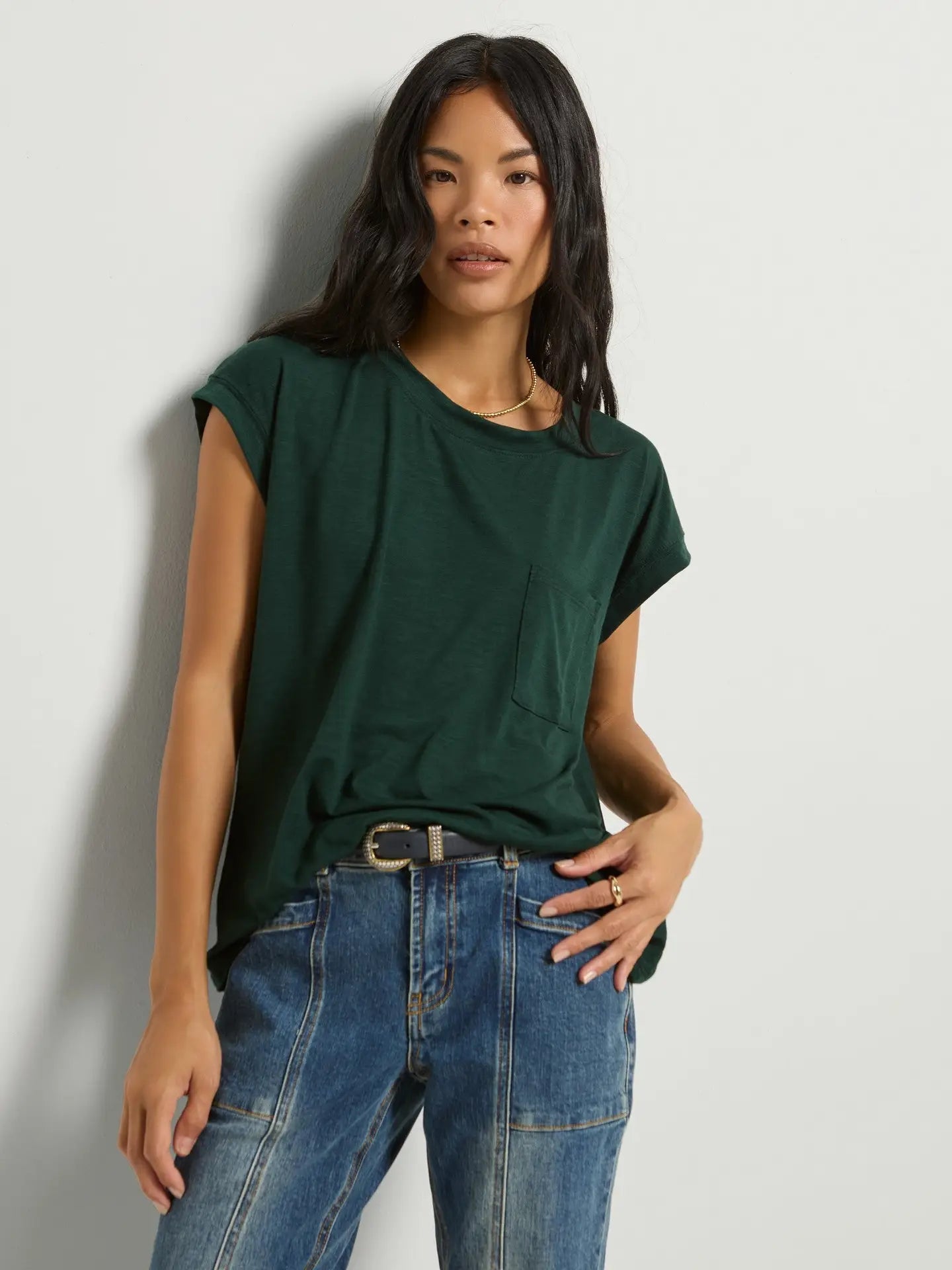 Merritt Island Tee - Hunter Green