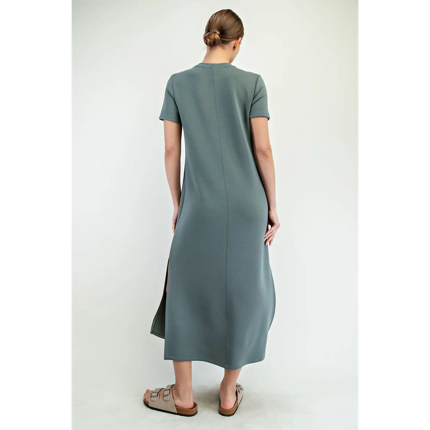 Modal Maxi Dress - Sage Leaf