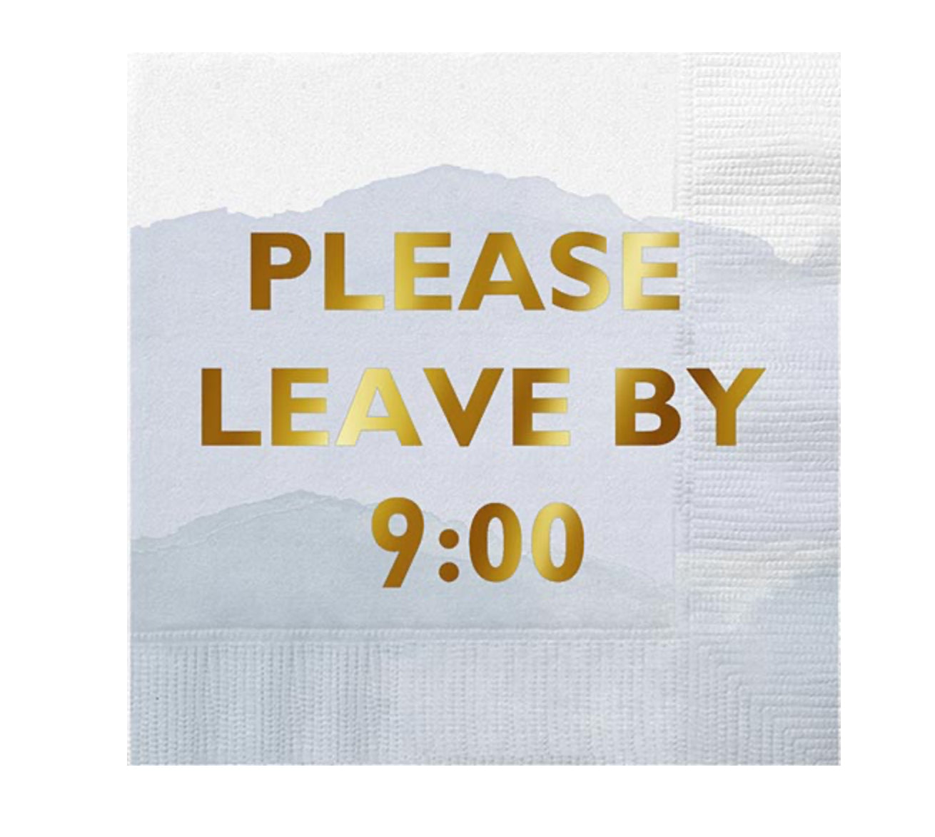 Please Leave by 9 Cocktail Napkins