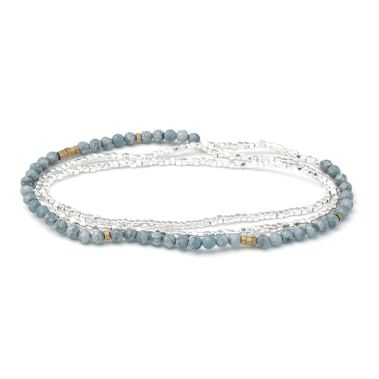 Scout Delicate Bracelet - Blue Howlite/Silver