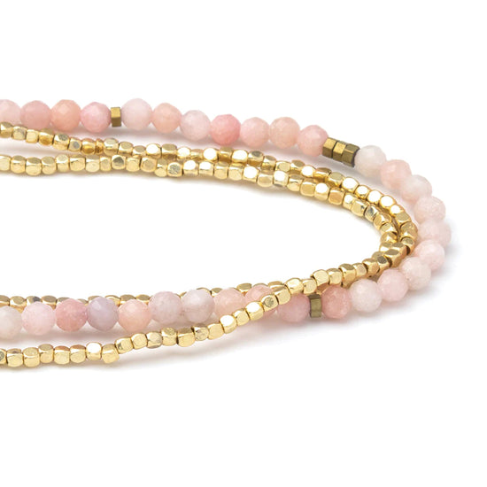 Scout Delicate Bracelet - Pink Opal/Gold