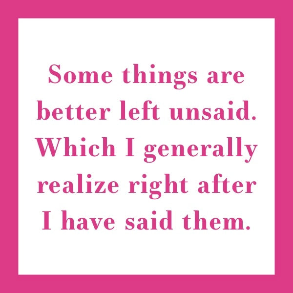 Better Left Unsaid Coaster