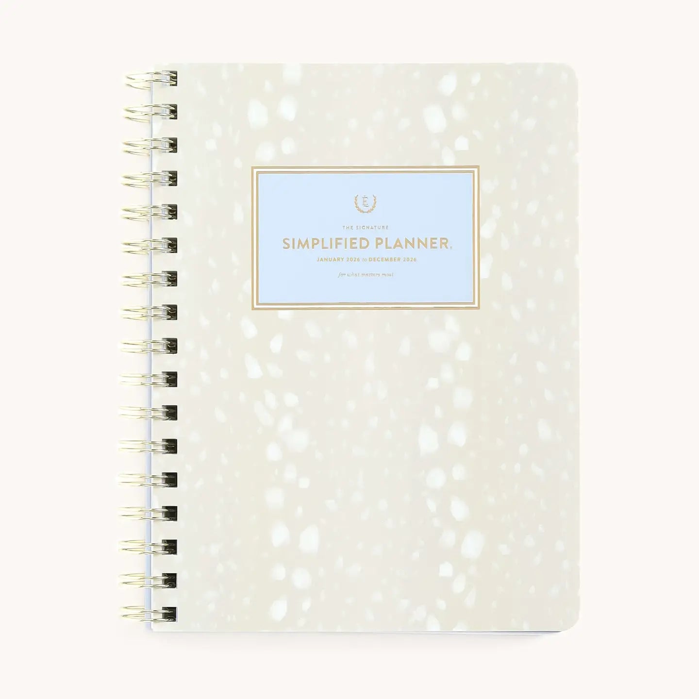 2026 Softcover Weekly Simplified Planner - Ivory Antelope