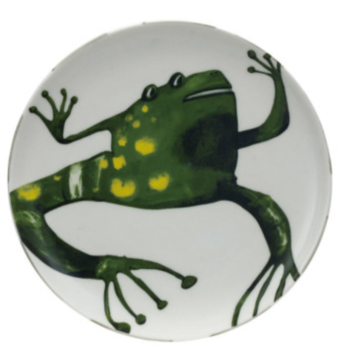 Stoneware Plate - Frog