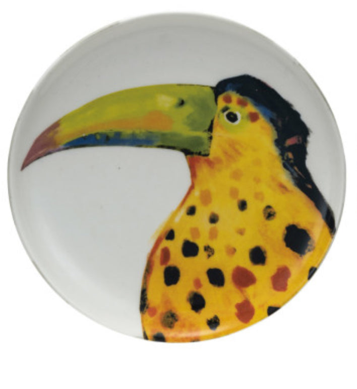 Stoneware Plate - Toucan