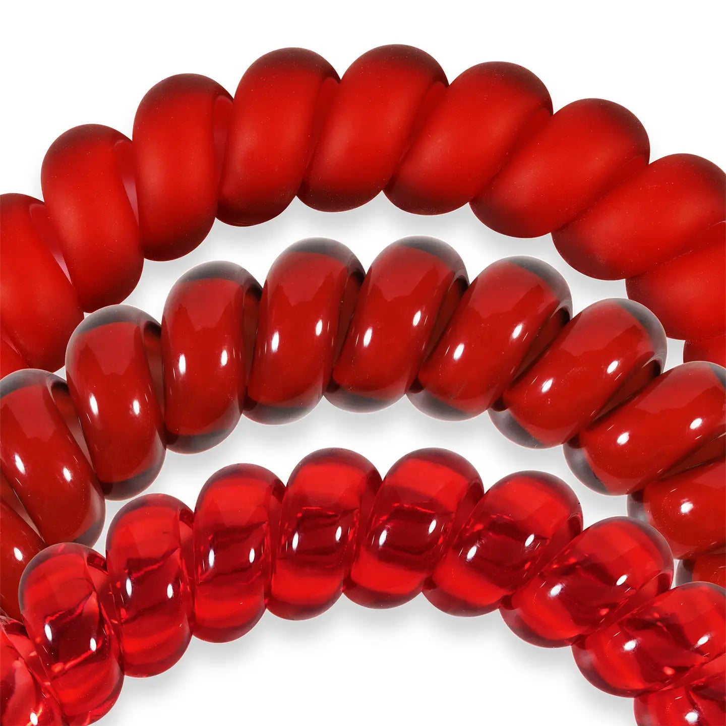 Small Spiral Hair Coils - Pack of 3 - Red Carpet Ready