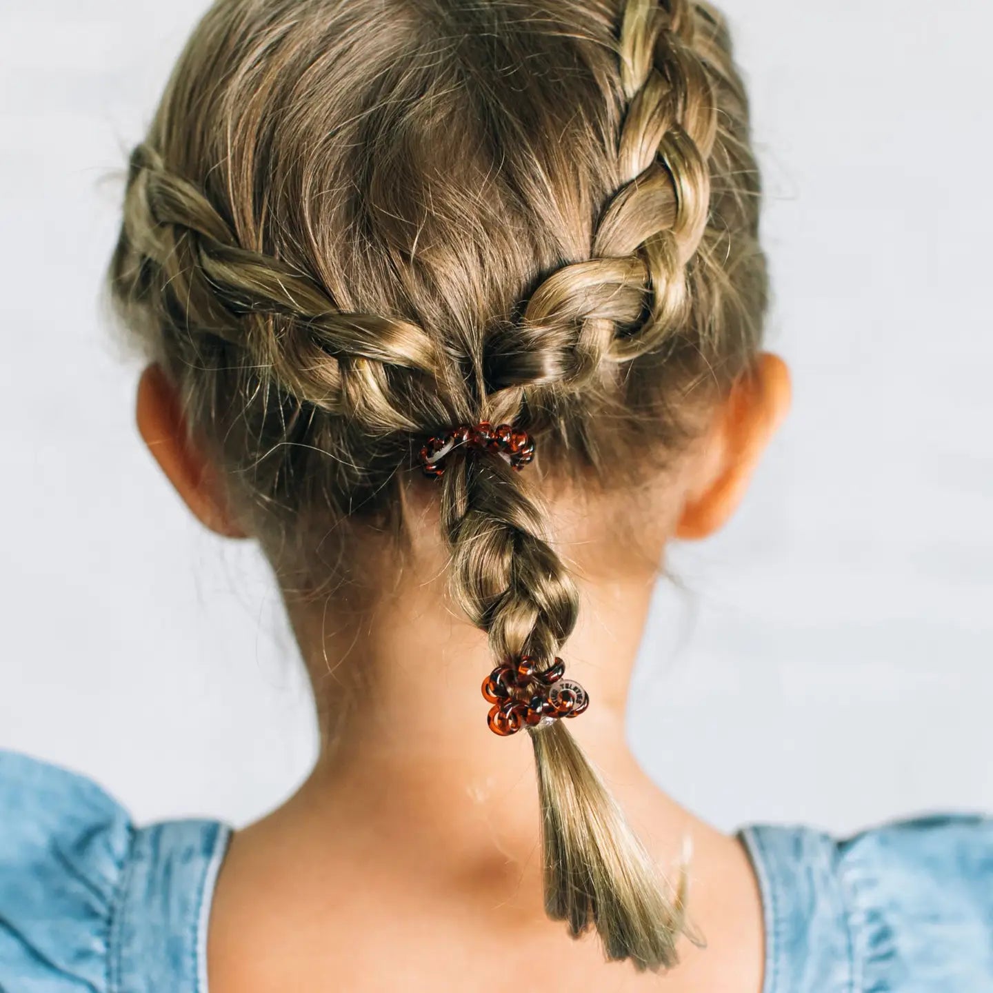 Tiny Spiral Hair Coils - Pack of 5 - Tortoise