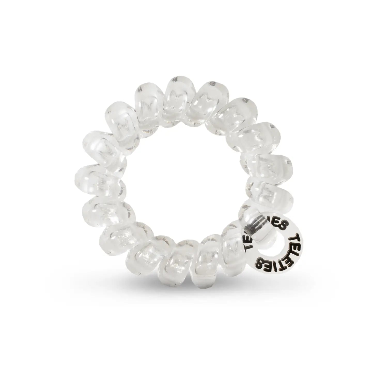 Tiny Spiral Hair Coils - Pack of 5 - Crystal Clear