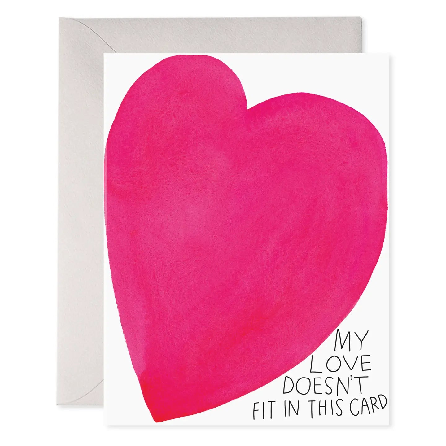 Squeezed Heart Greeting Card