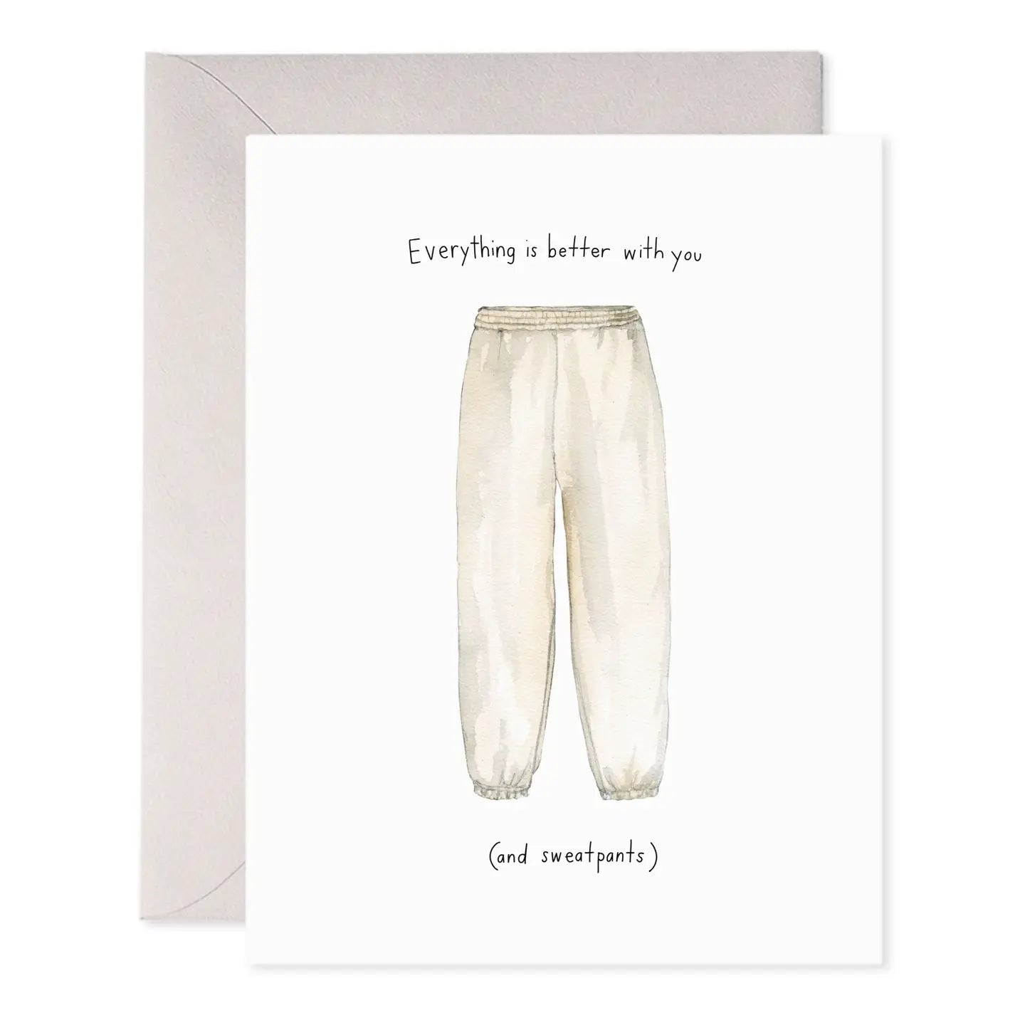 Sweatpants Greeting Card