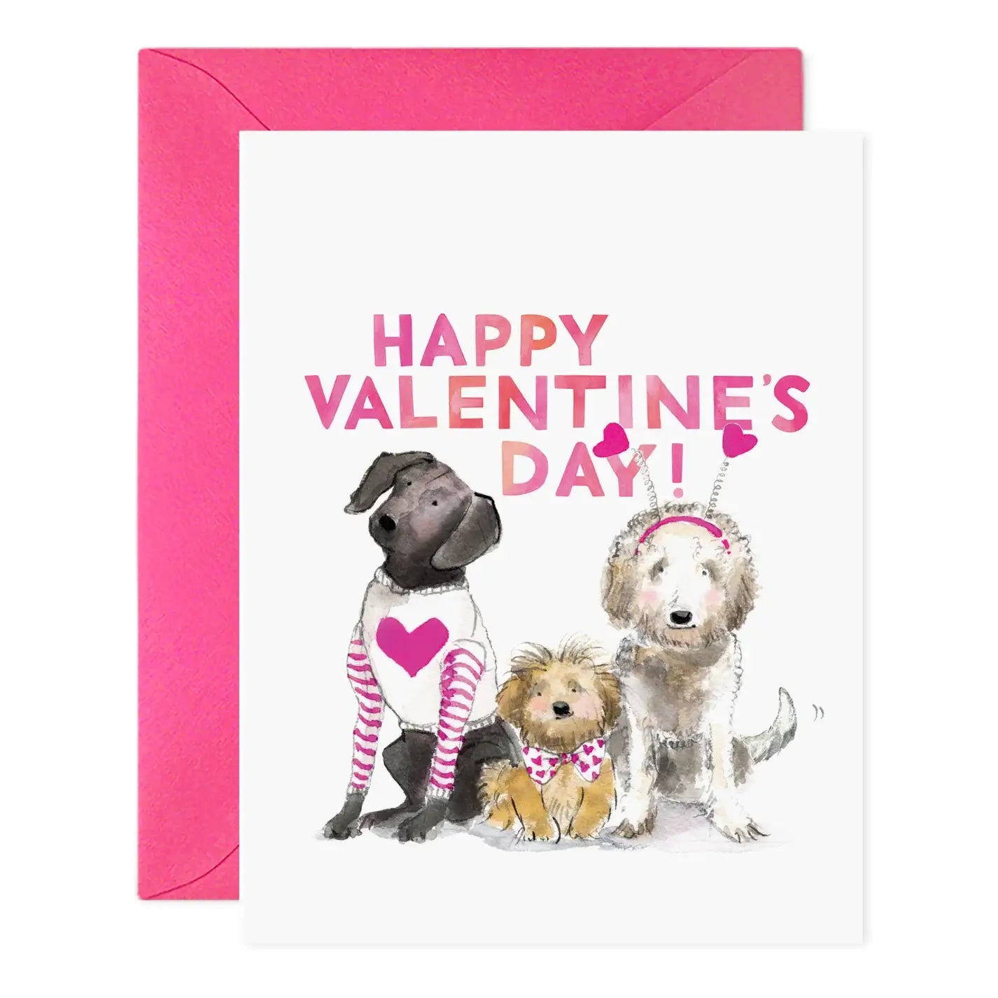 Valentine Doggies Greeting Card