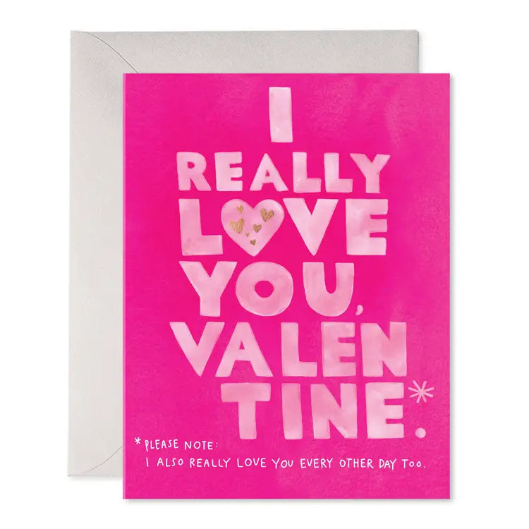 Asterisk Valentine Greeting Card