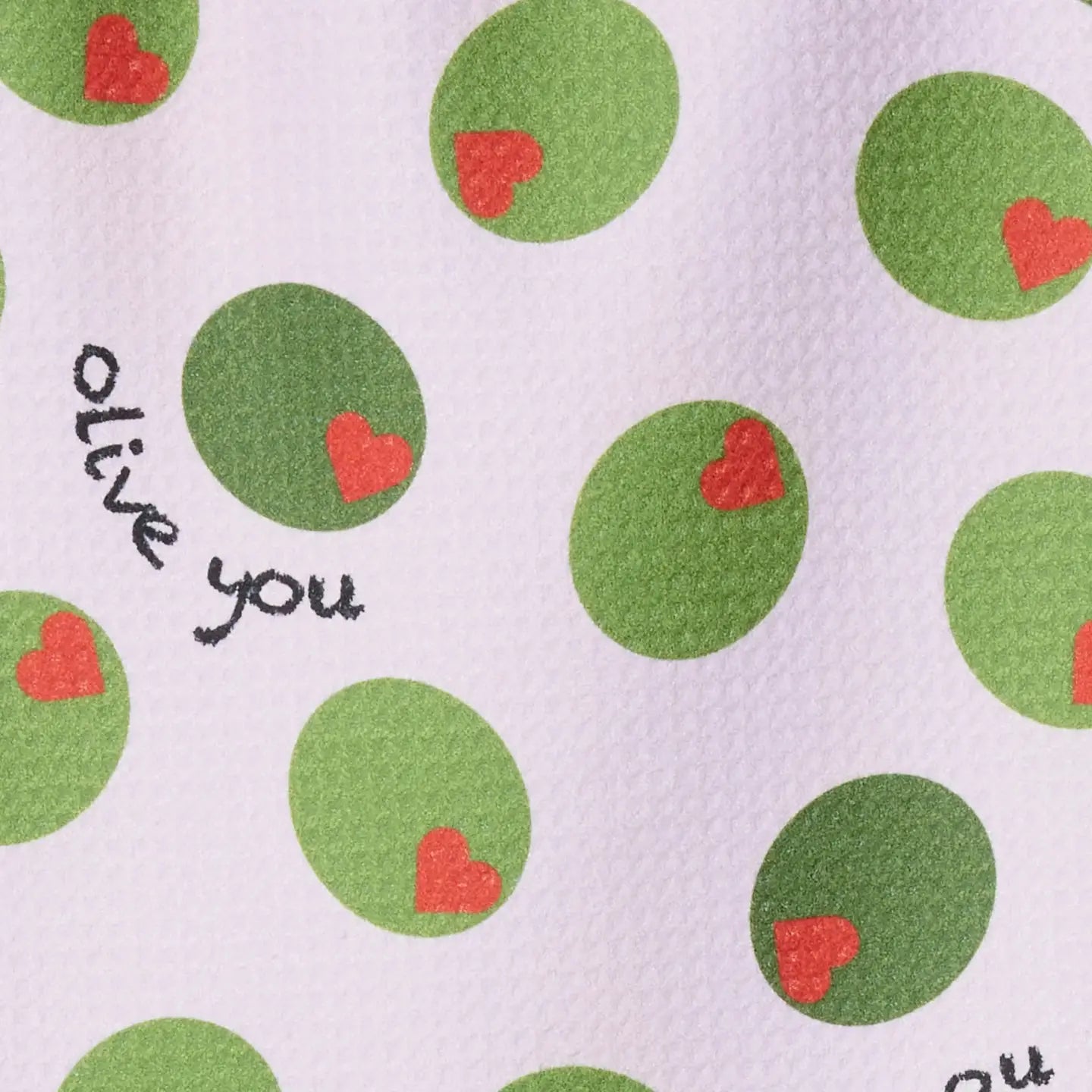 Olive You Bar Towel