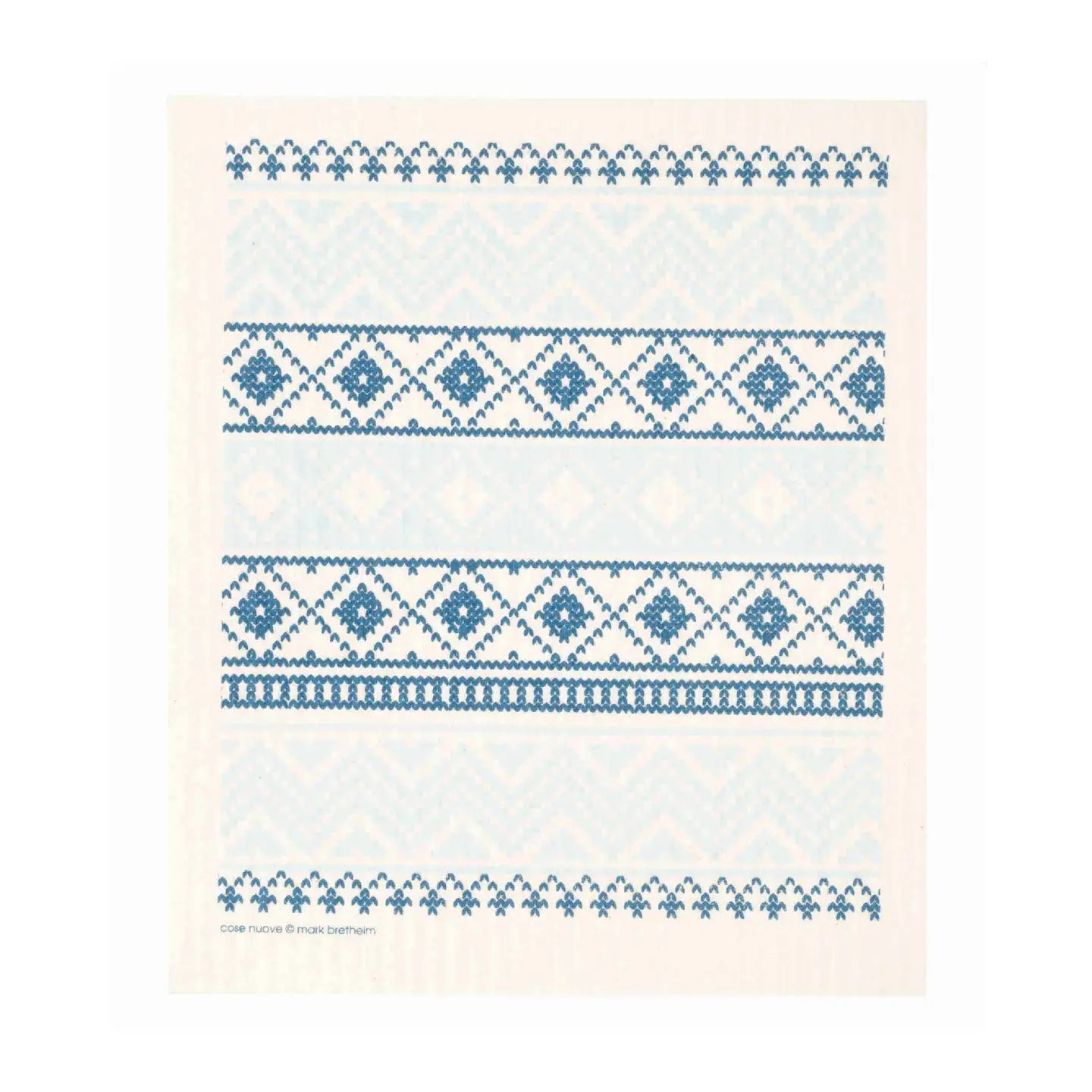 Swedish Dishcloth - Knit Blue
