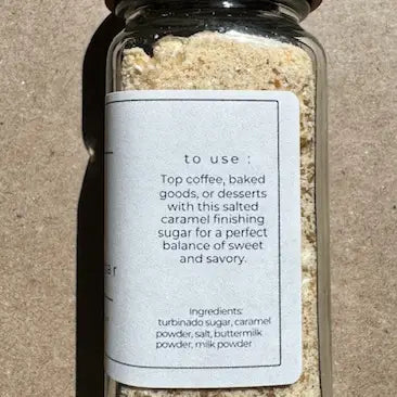 Salted Caramel Finishing Sugar