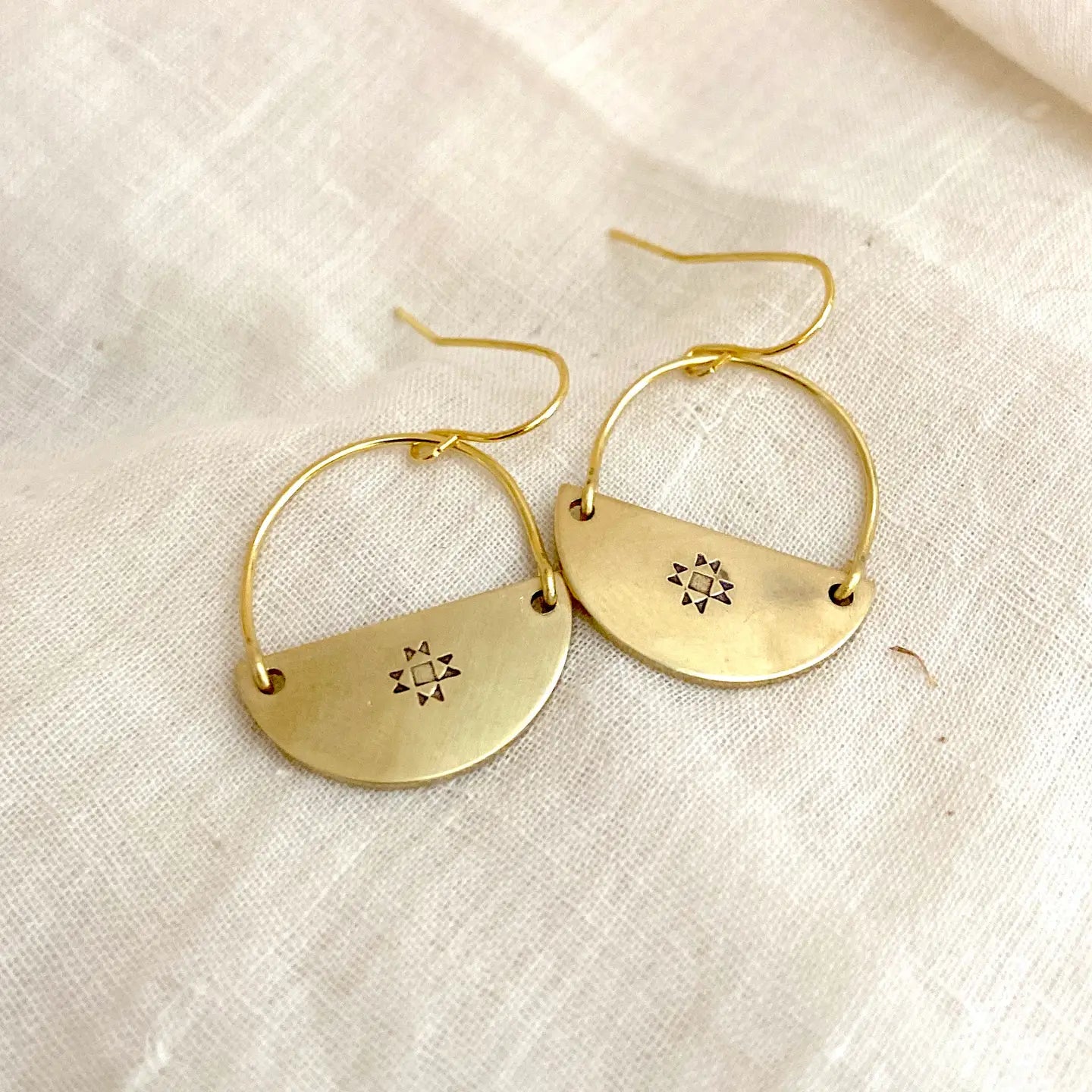 Little Quilt Drop Earrings