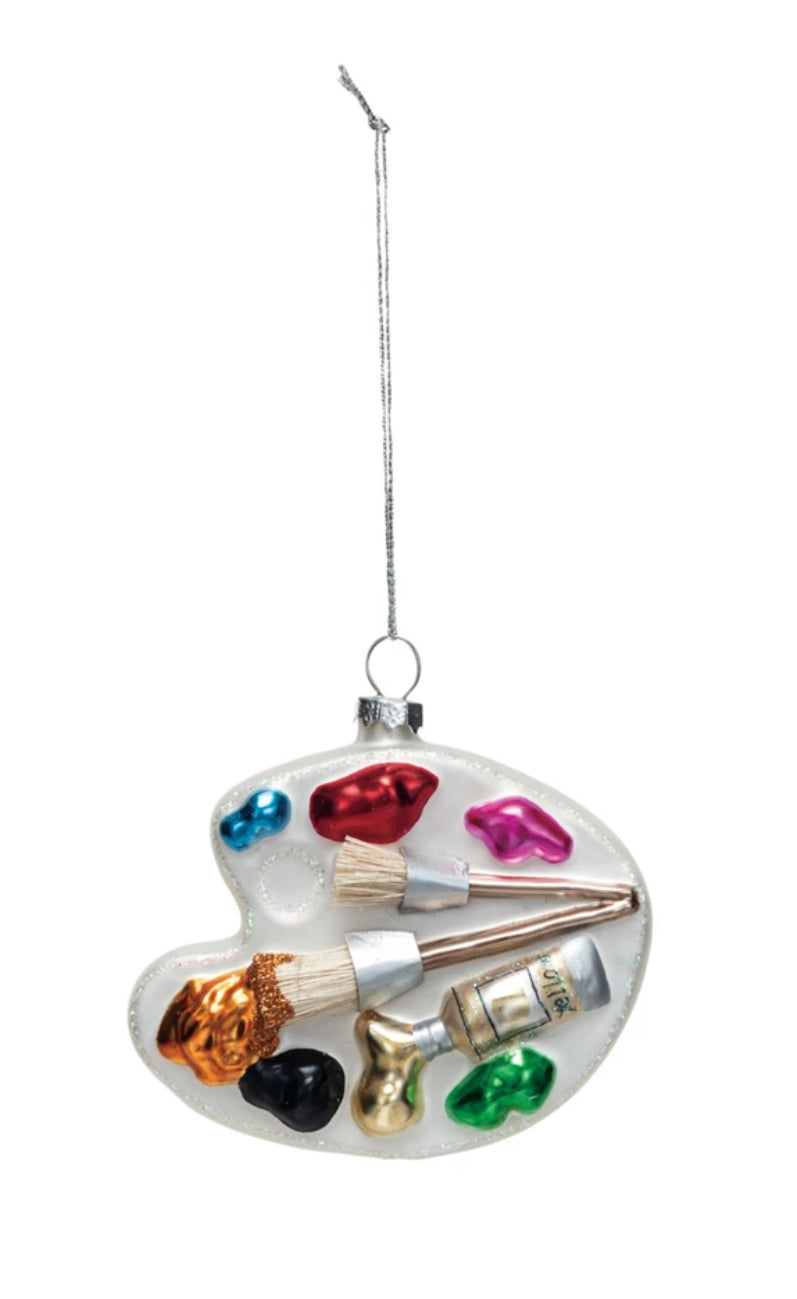 Artist Paint Palatte Holiday Ornament