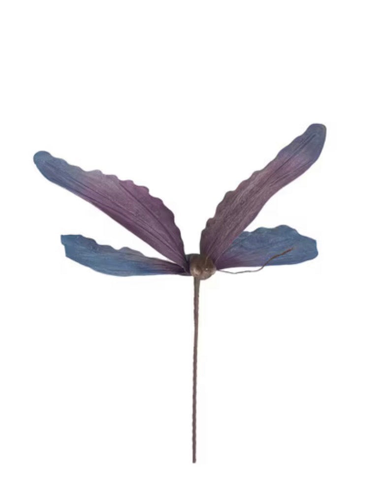 Large Botanical Butterfly - Lavender