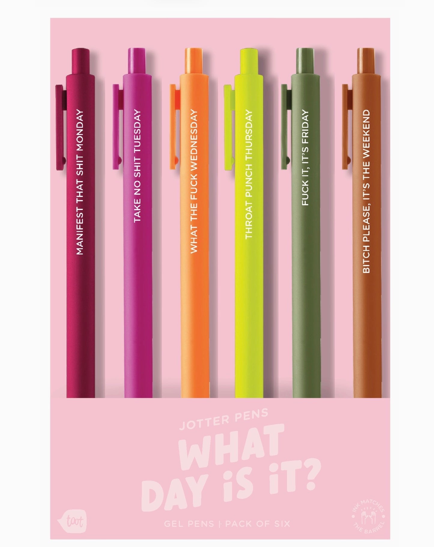 Jotter 6 Pack - Weekdays / What Day is It?
