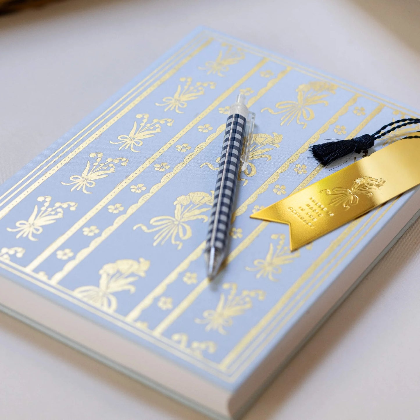 Linen Journal - Block Floral