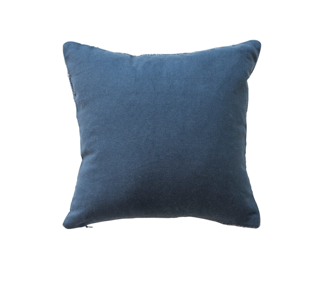 Merry Christmas Wreath Throw Pillow