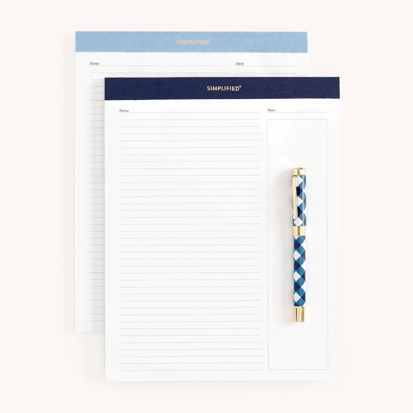 Legal Pad Set - Navy & Carolina