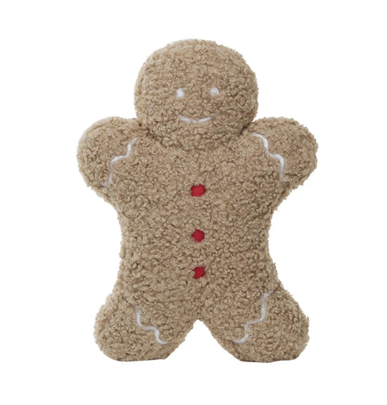 Gingerbread Man Throw Pillow