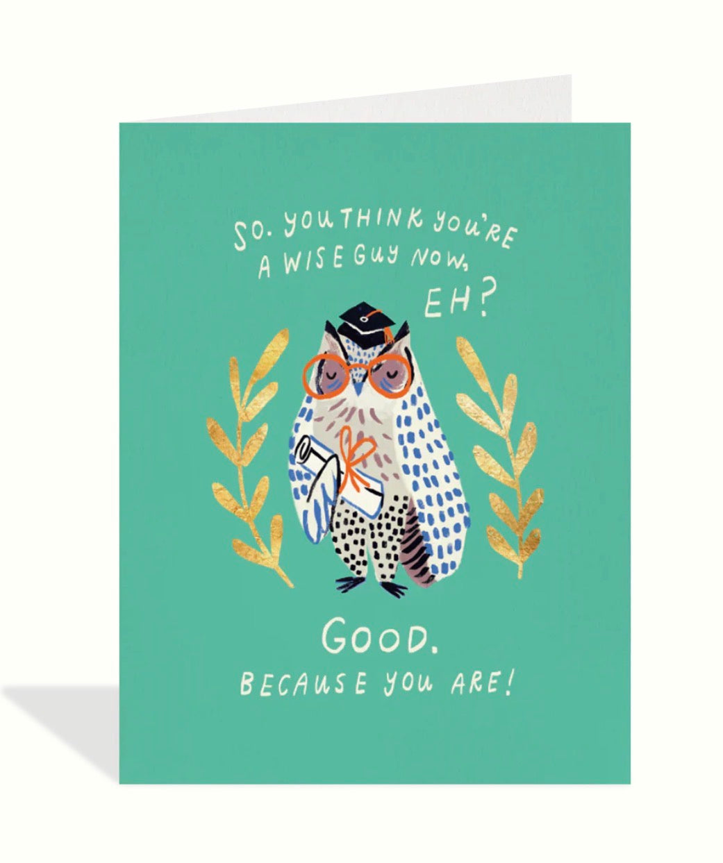 Wise Owl Graduation Greeting Card