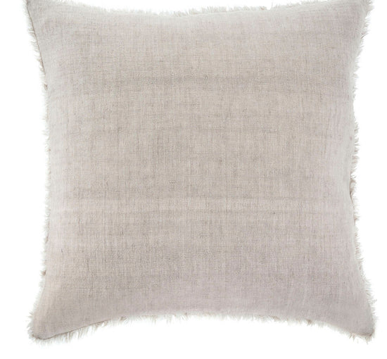 Lina Linen Throw Pillow - Oat