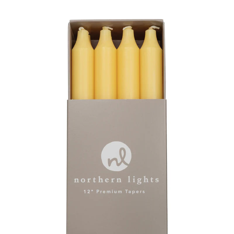 12 Inch Taper Candles - Lemon Zest - Sold Separately