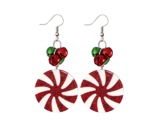 Peppermint Swirl Earrings