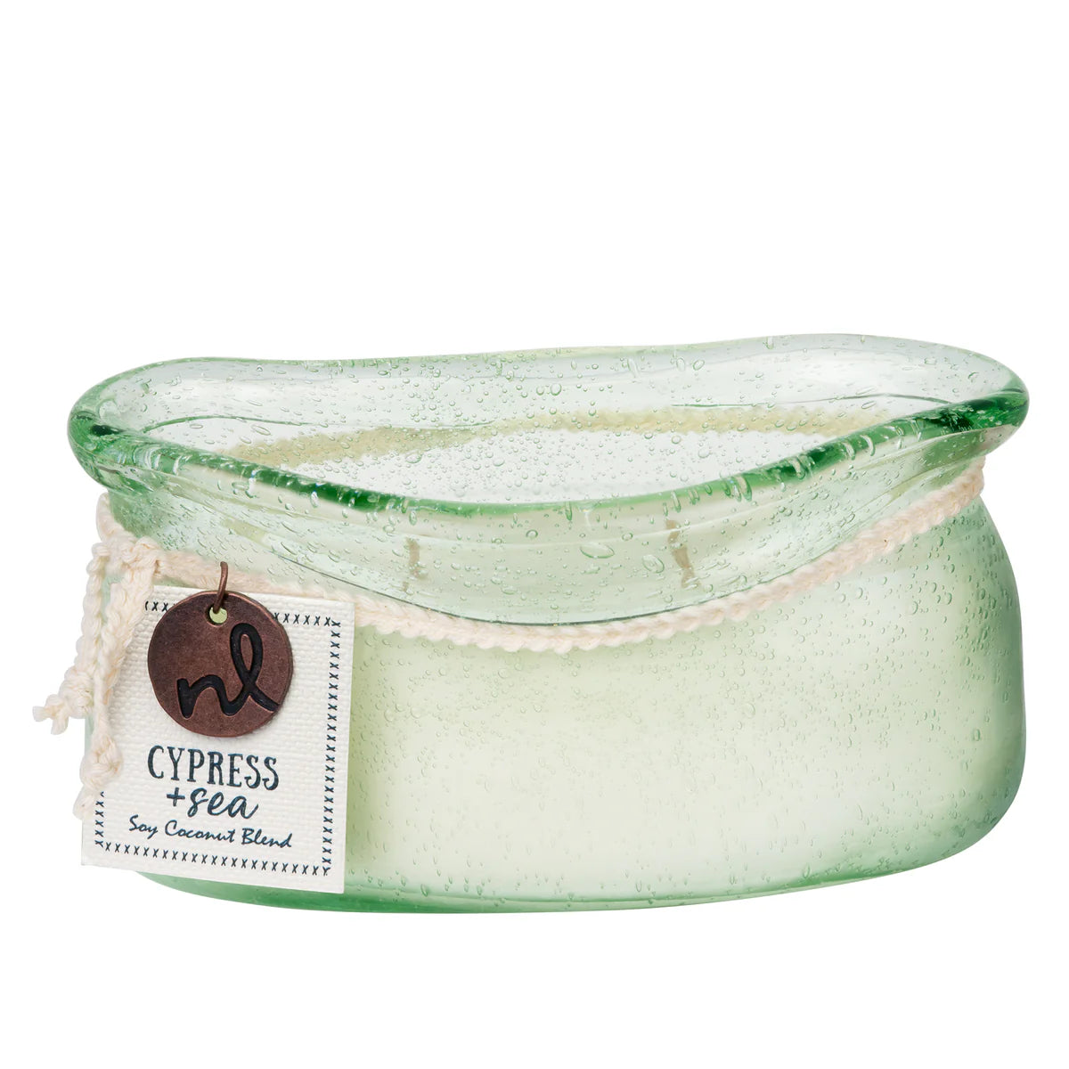 Windward Hand-Blown Candle - Cypress & Sea