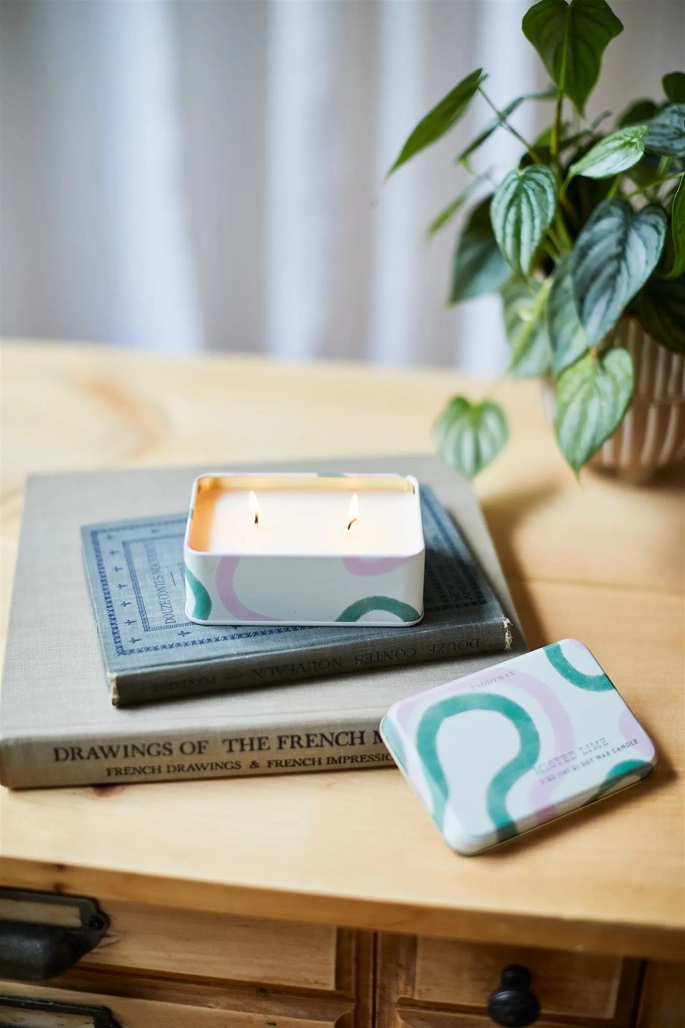 Everyday Candle Tin - Misted Lime