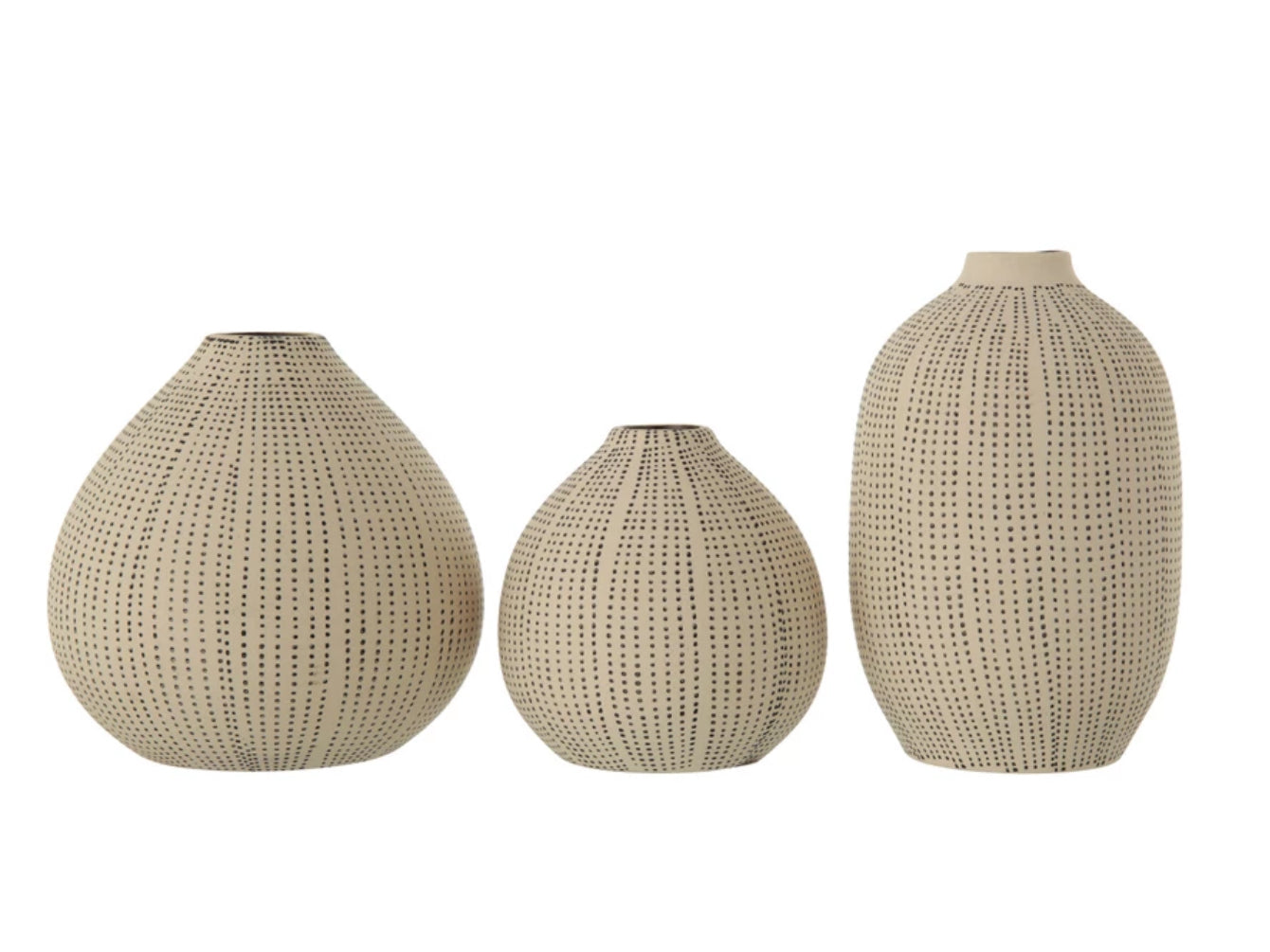 Textured Stoneware Vase - Tall