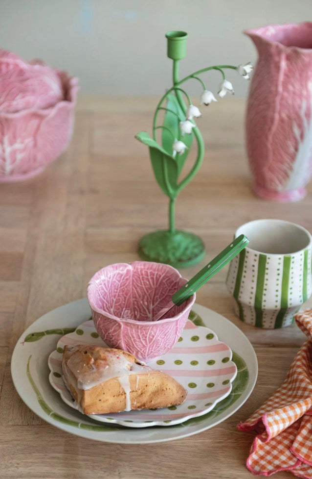 Lily of the Valley Taper Holder - One Flower