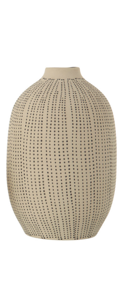 Textured Stoneware Vase - Tall