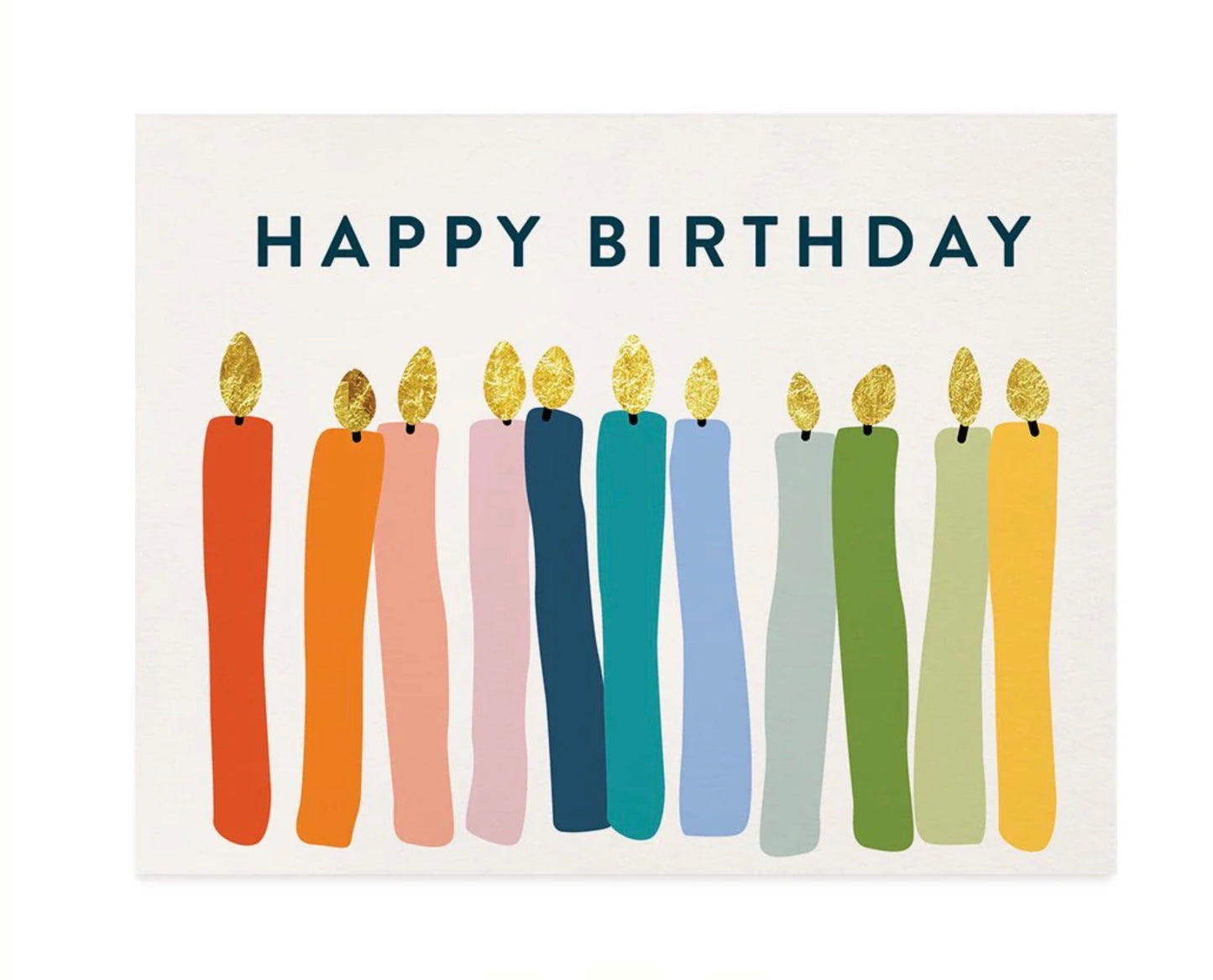 Birthday Candles Greeting Card