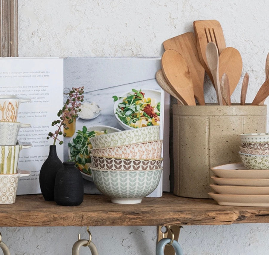 Stoneware Pinch Pot - Orange