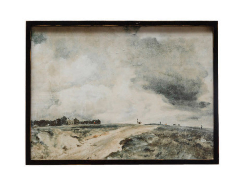 Framed Landscape with Road Print