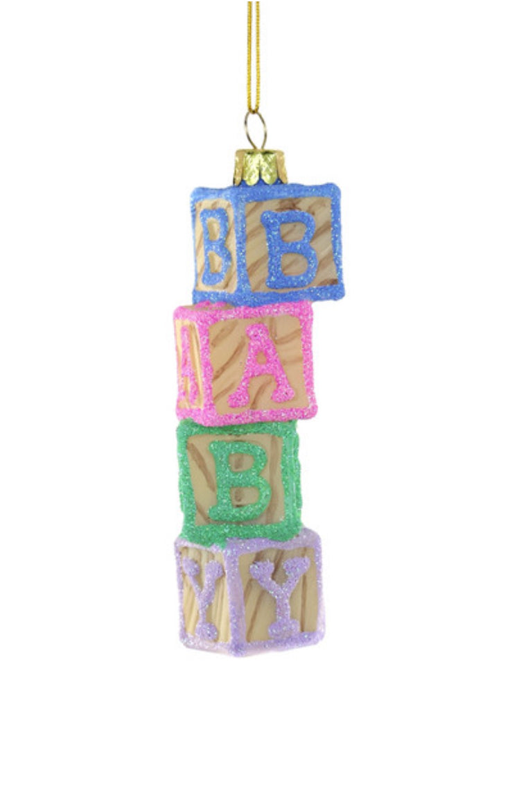Baby Blocks Holiday Ornament