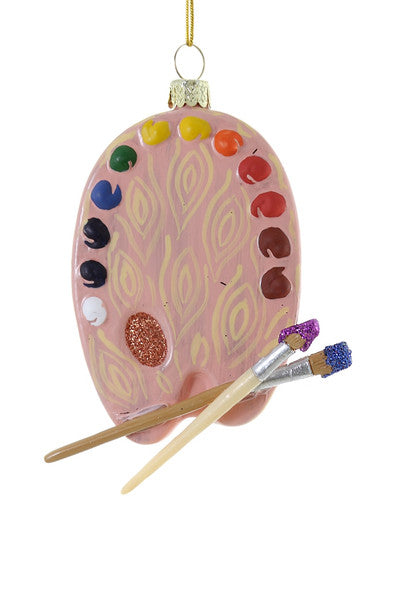 Artist Palette Holiday Ornament