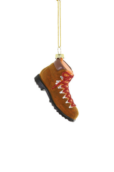 Vintage Hiking Boot Holiday Ornament