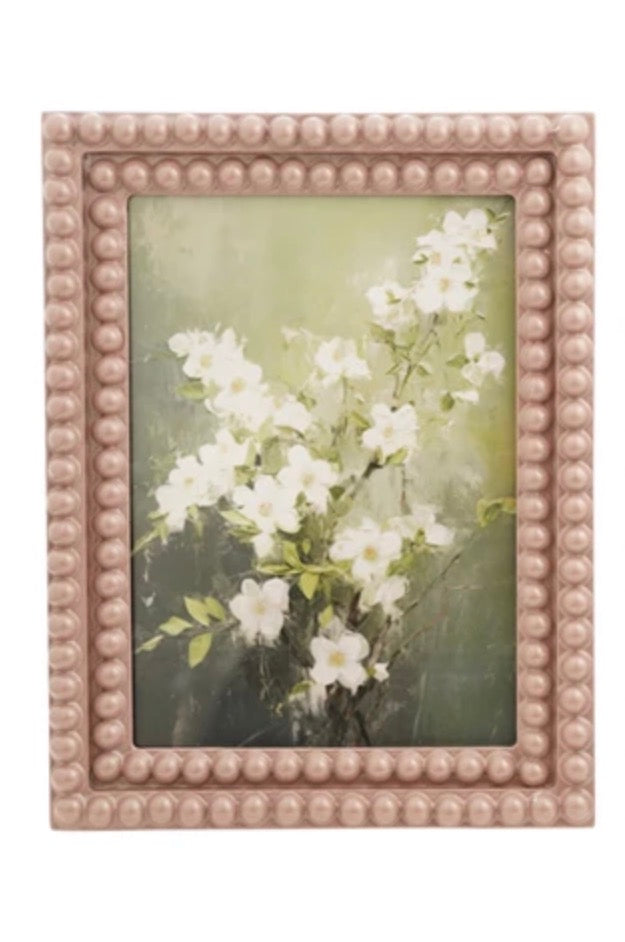 Bobbin Photo Frame - Beige