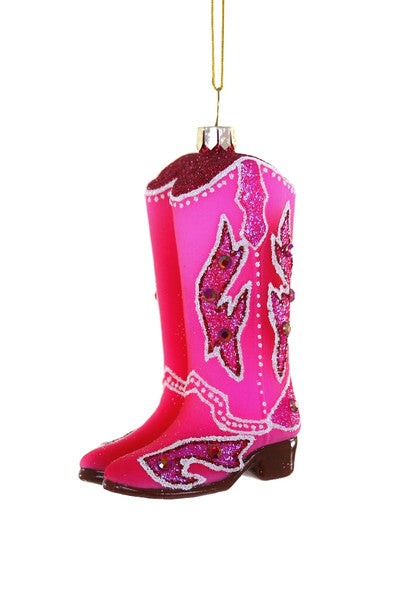 Cowgirl Boots Holiday Ornament