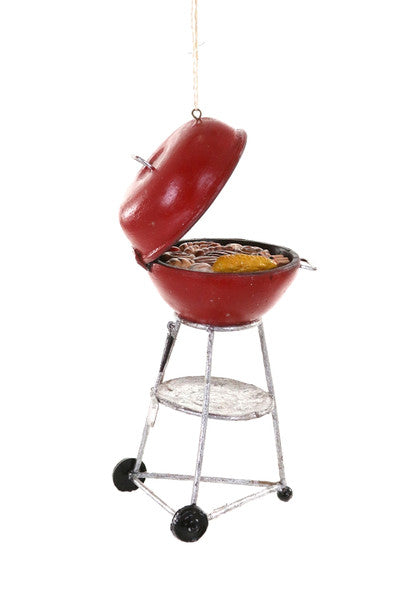 Backyard Barbecue Grill Holiday Ornament