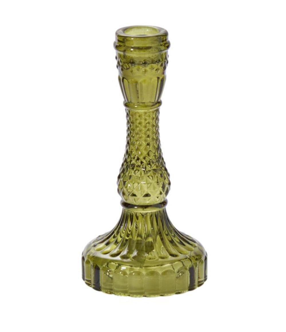 Gillian Candlestick - Tall Green