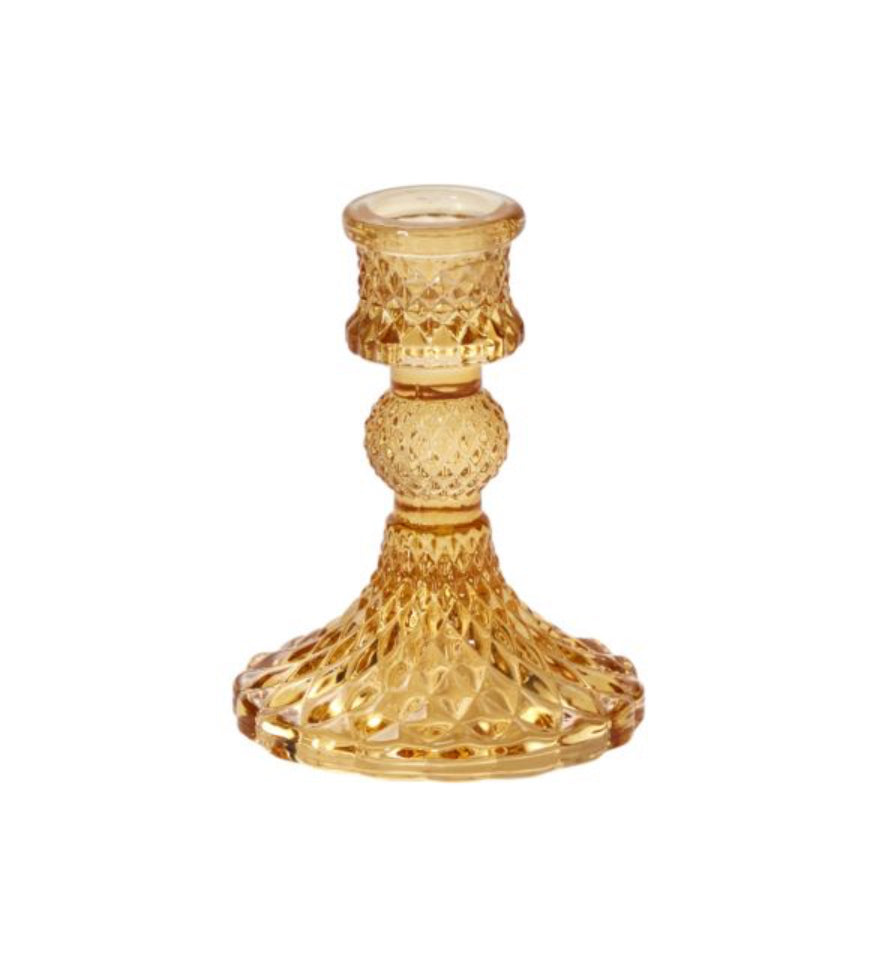 Gillian Candlestick - Short Amber