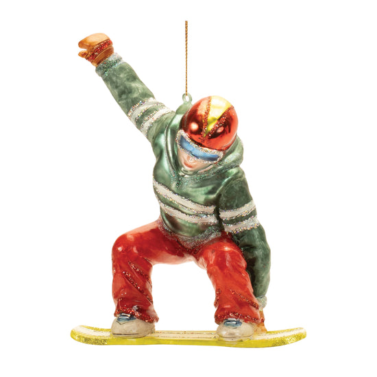 Snowboarder Holiday Ornament