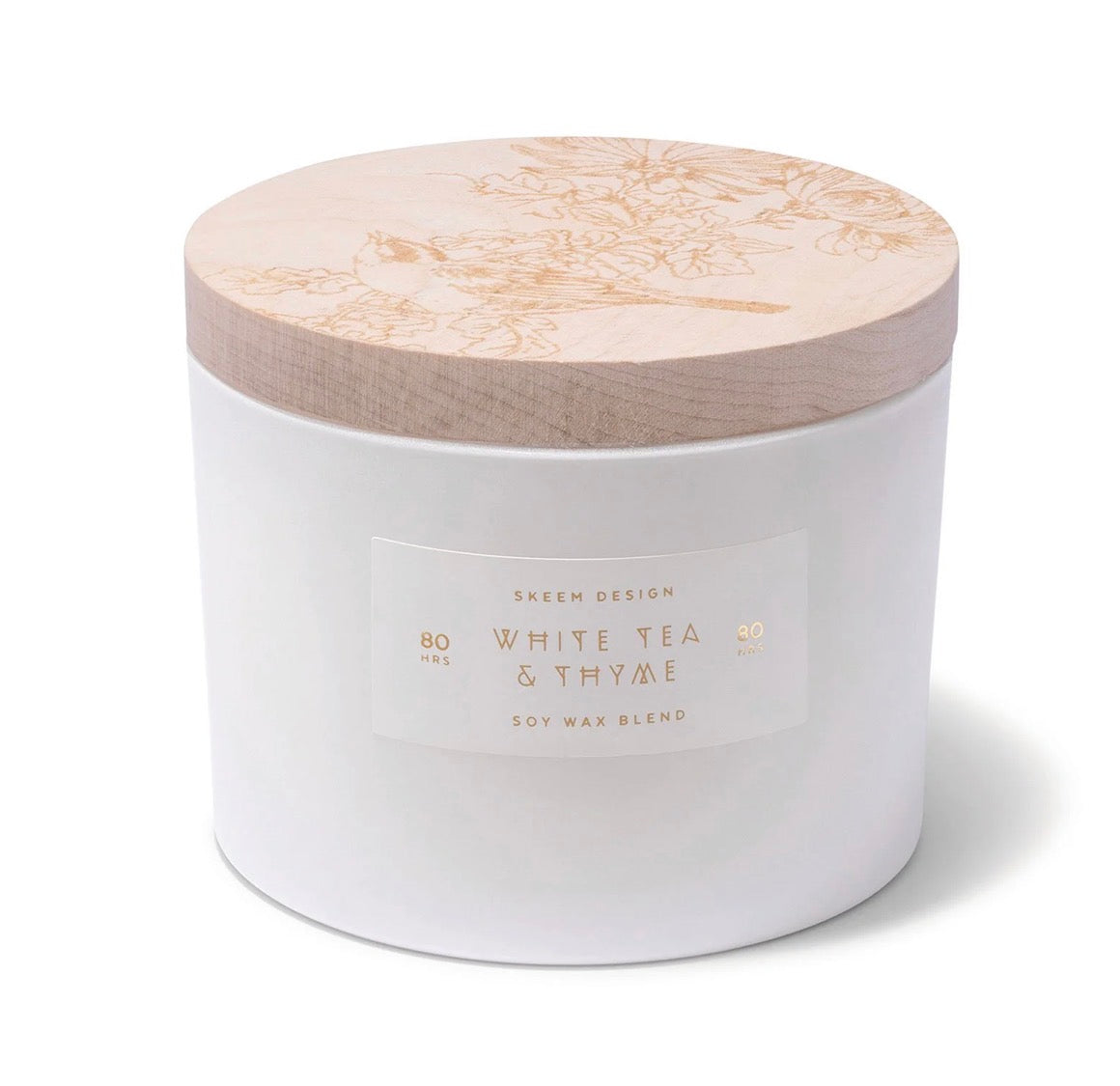 White Tea & Thyme 3-Wick Candle