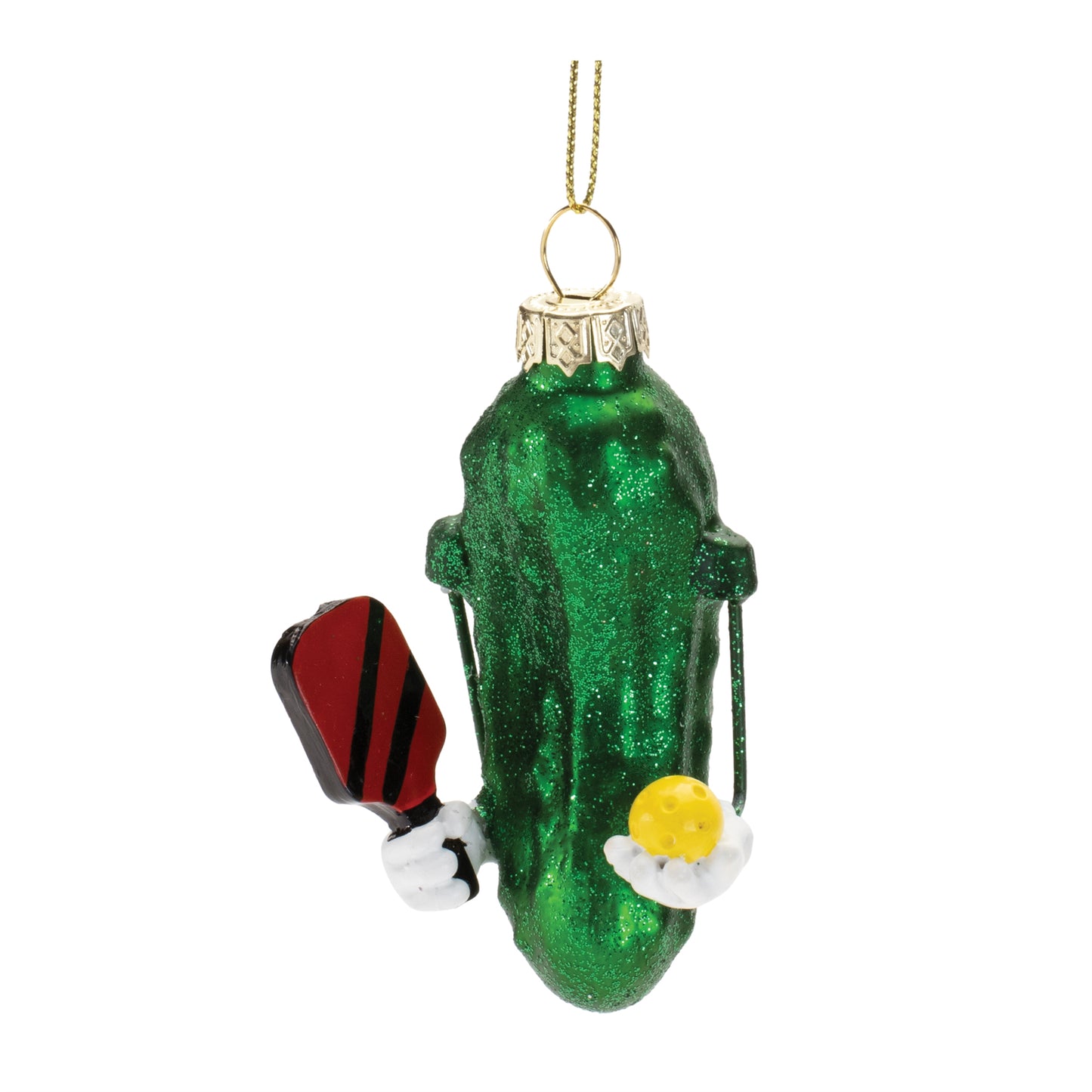 Pickleball Pickle Holiday Ornament